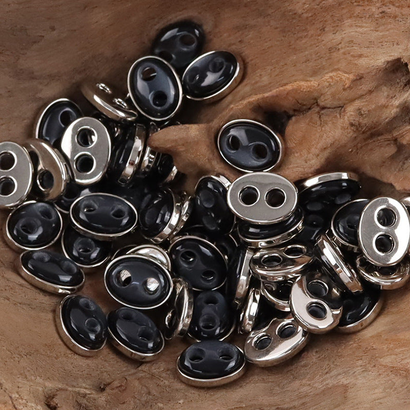 Pig Nose Resin Metal Buttons for Children's Shirts Sweaters10pcs - Lots of Buttons