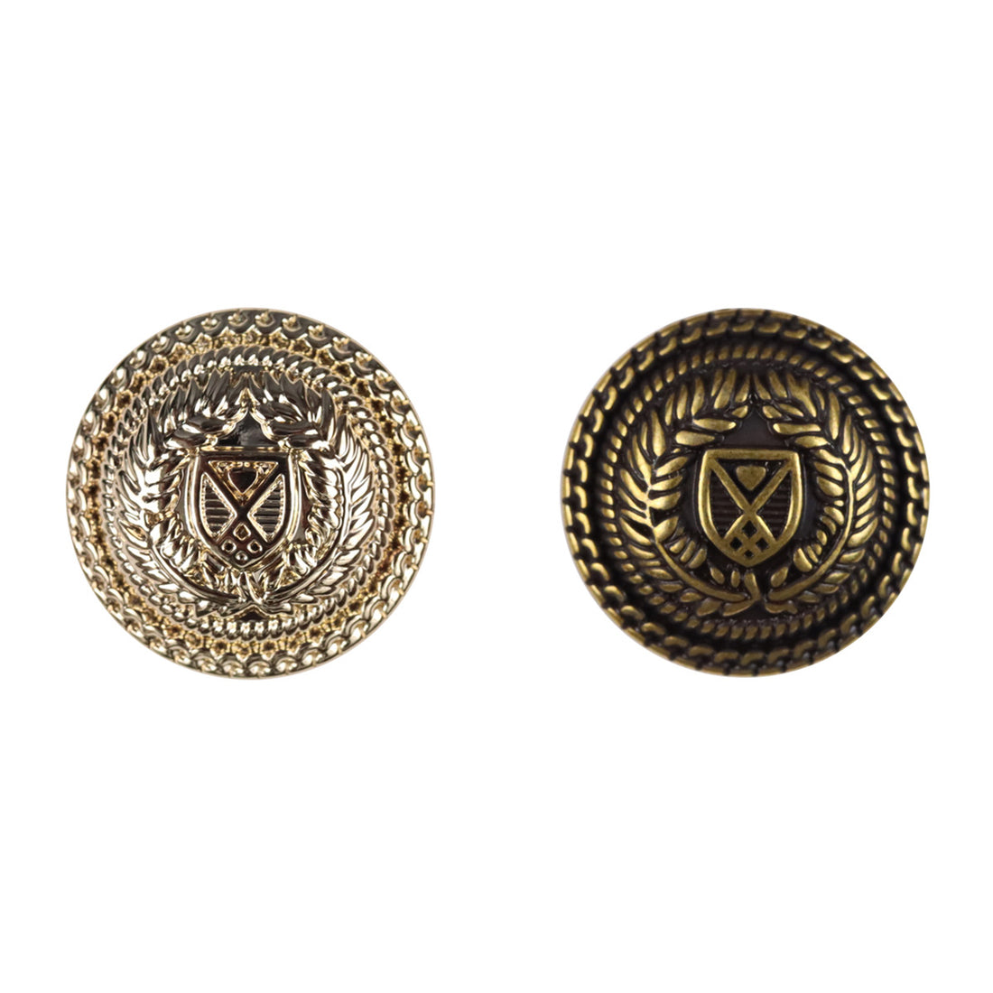 Metal Shank Buttons for Retro British College School Uniform 10pcs - Lots of Buttons