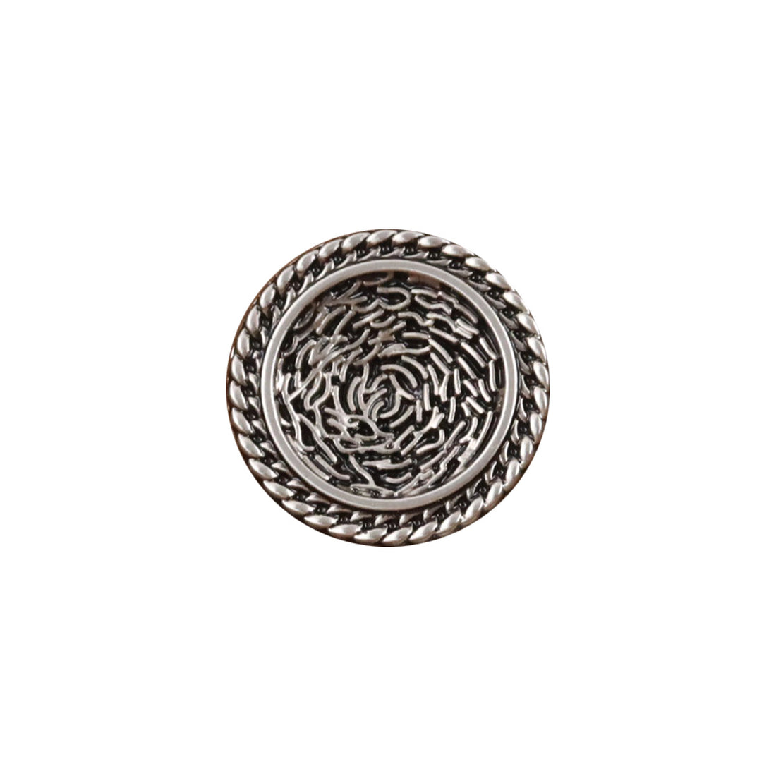 Threaded Silver Lacquered Metal Buttons for Women's Woolen Coats,10pcs - Lots of Buttons