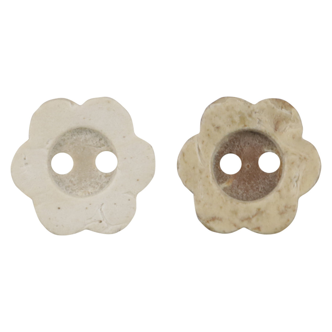 Cute Little Flower 2 Hole Natural Coconut Shell Buttons 50PCS - Lots of Buttons