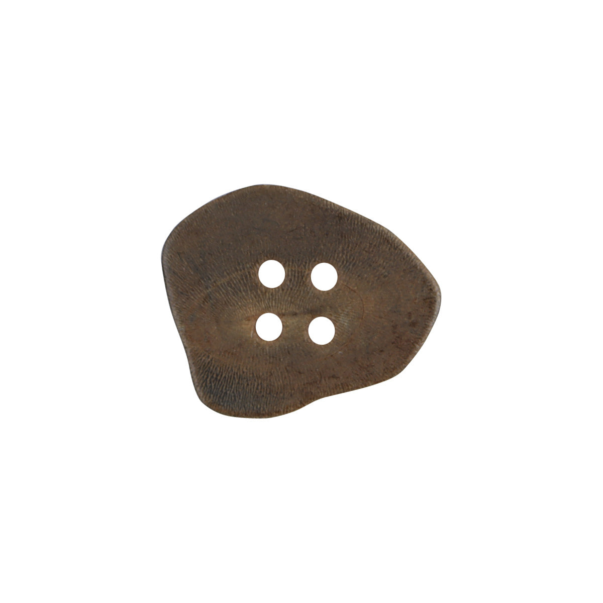 Irregular Diamond-Shaped Burnished Vintage Natural Horn Buttons,10pcs - Lots of Buttons
