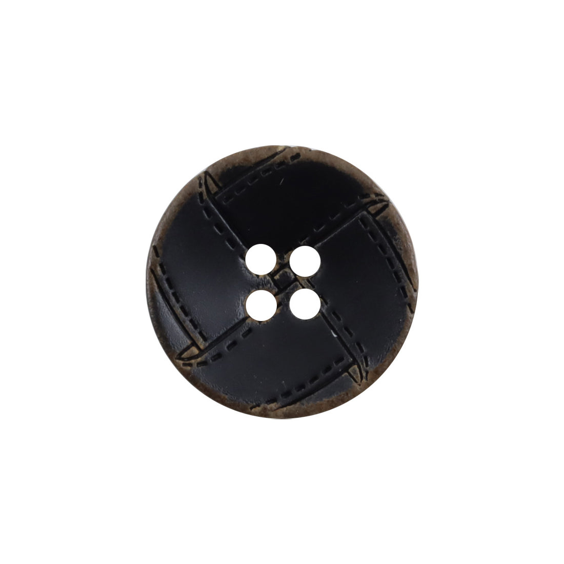 Burnt Natural Horn Buttons for Retro Trendsetters Jackets 10pcs - Lots of Buttons