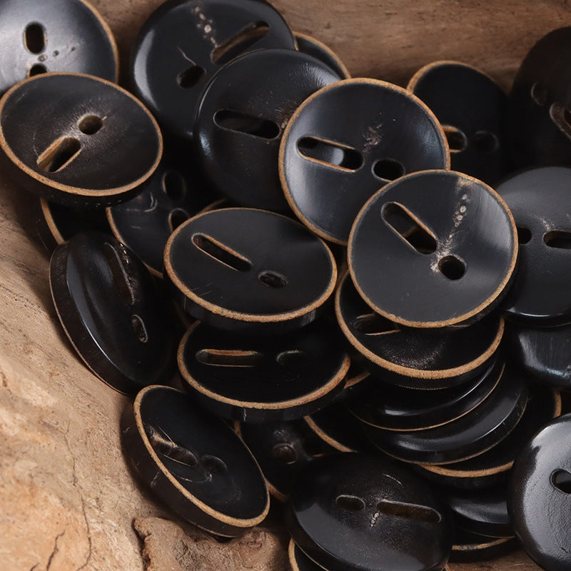 Exclamation Mark Coffee Cow Horn Buttons - Retro Chic,10pcs - Lots of Buttons