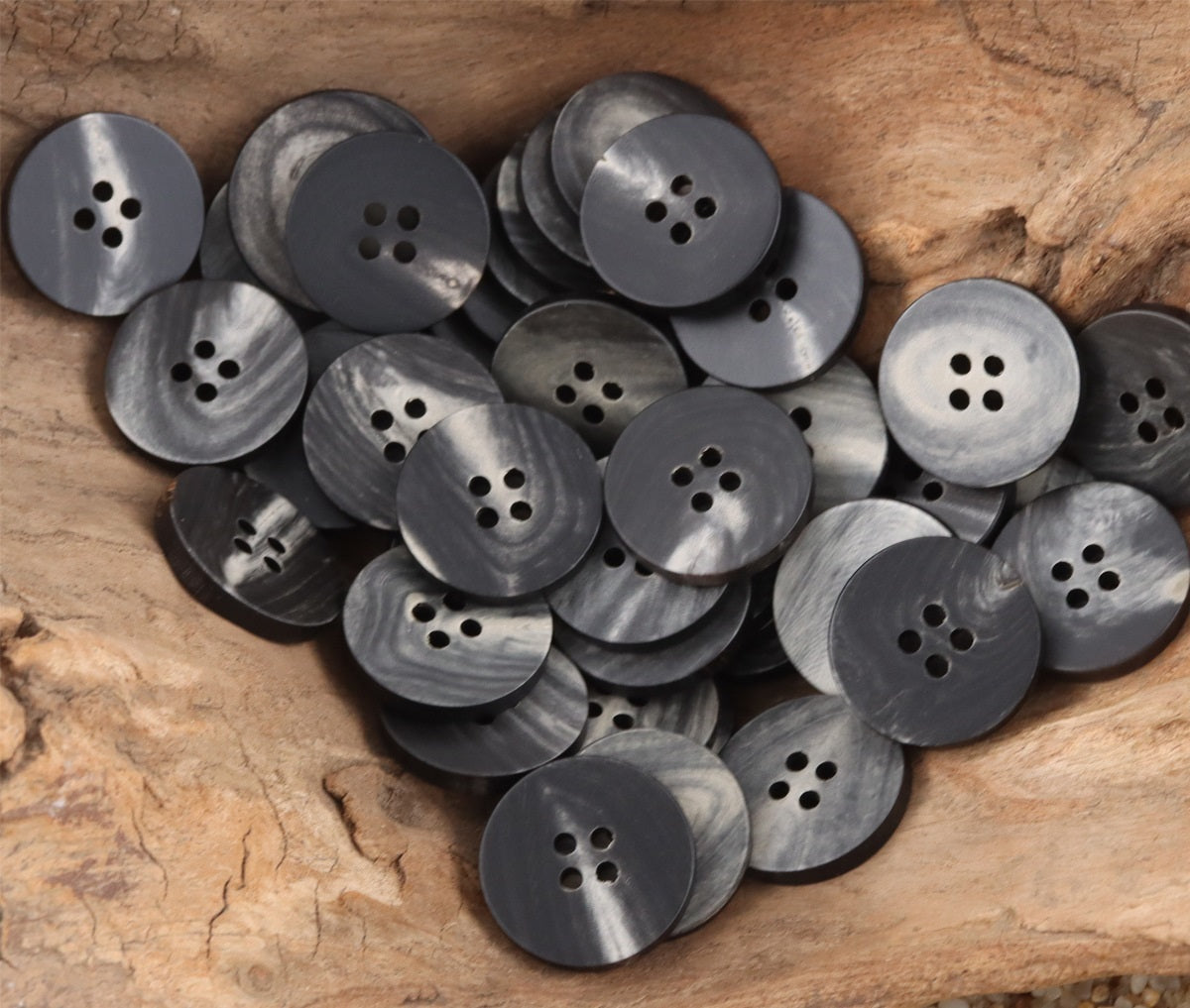 Traditional Chinese Ink Art Horn Buttons,10pcs - Lots of Buttons