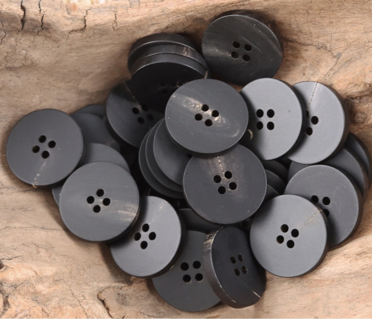 Traditional Chinese Ink Art Horn Buttons,10pcs - Lots of Buttons