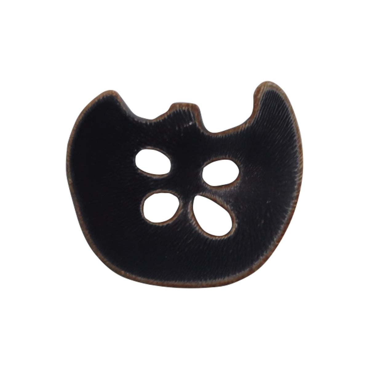 Retro Charm Apple Cow Horn Buttons 4 Hole,10pcs - Lots of Buttons