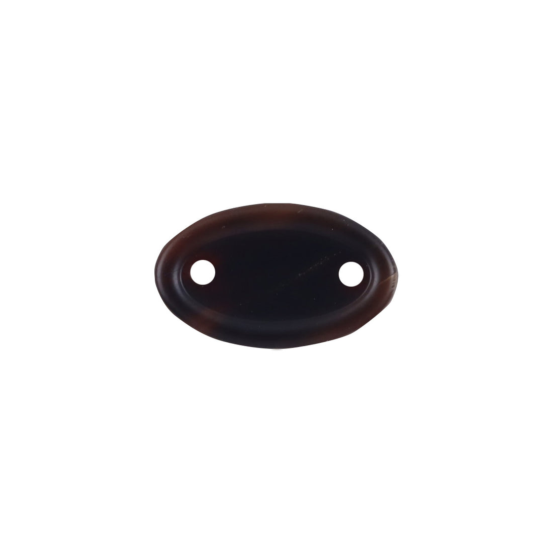 Long Oval Two-Hole Natural Real Ox Horn Buttons for Clothing Labels 10pcs - Lots of Buttons