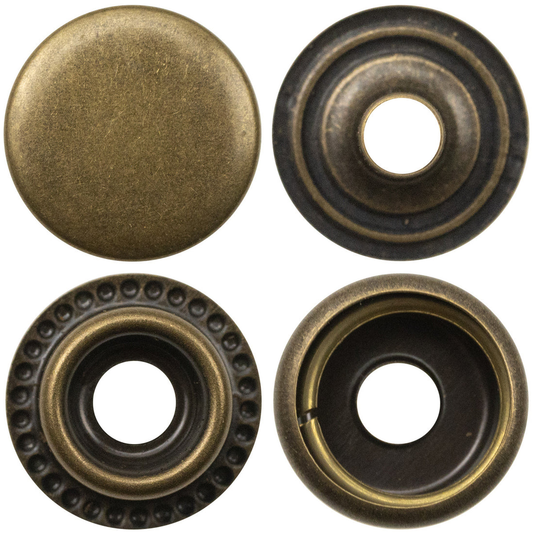 Brass Snap Stud Buttons for Denim Clothe,20pcs 