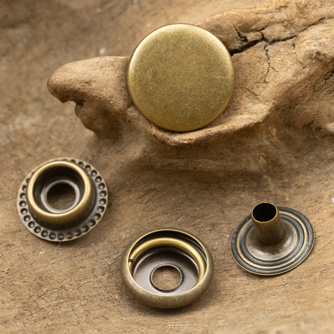 Brass Snap Stud Buttons for Denim Clothe,20pcs 
