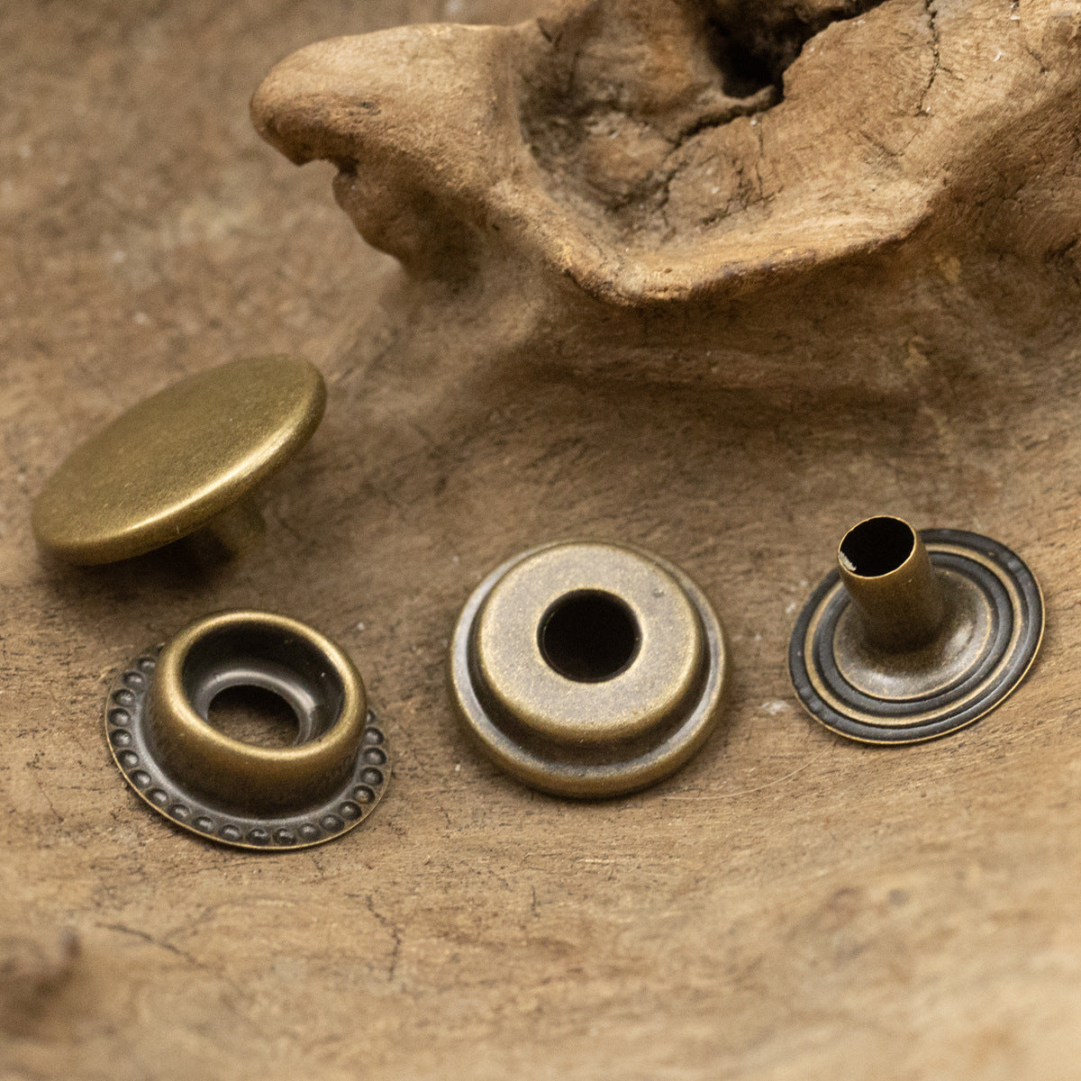 Brass Snap Stud Buttons for Denim Clothe,20pcs 