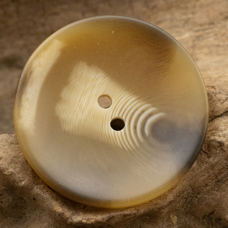 Bowl-Shaped Two-Hole Resin Buttons for Coat Jacket 30PCS - Lots of Buttons