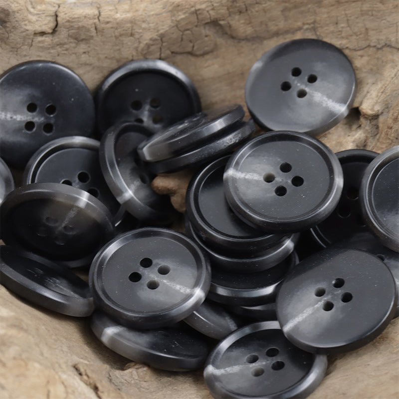 15-25mm Khaki, Coffee Black Resin Buttons Meteor Flying 20pcs - Lots of Buttons