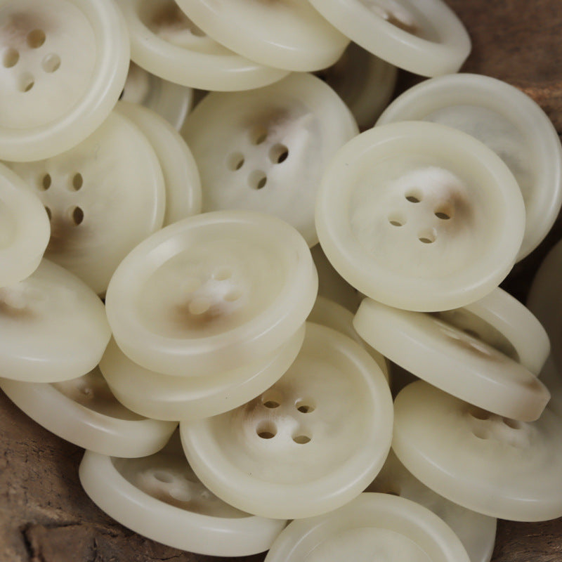 Resin Buttons for Light Khaki Cargo Pants and Casual Trousers 30pcs - Lots of Buttons