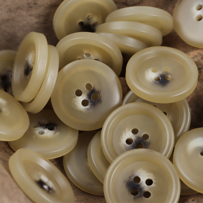 Resin Buttons for Light Khaki Cargo Pants and Casual Trousers 30pcs - Lots of Buttons