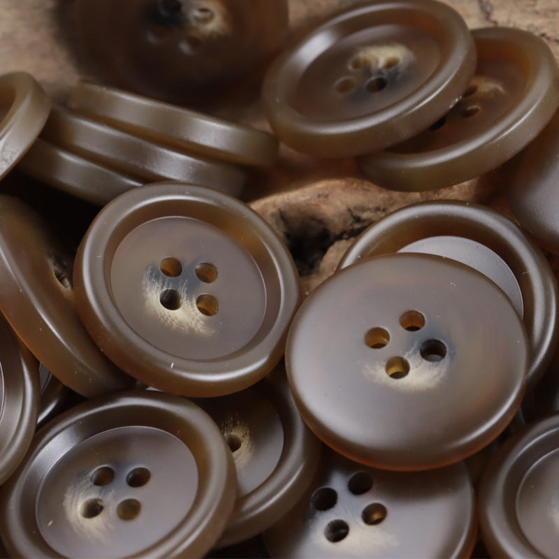 Resin Buttons for Light Khaki Cargo Pants and Casual Trousers 30pcs - Lots of Buttons