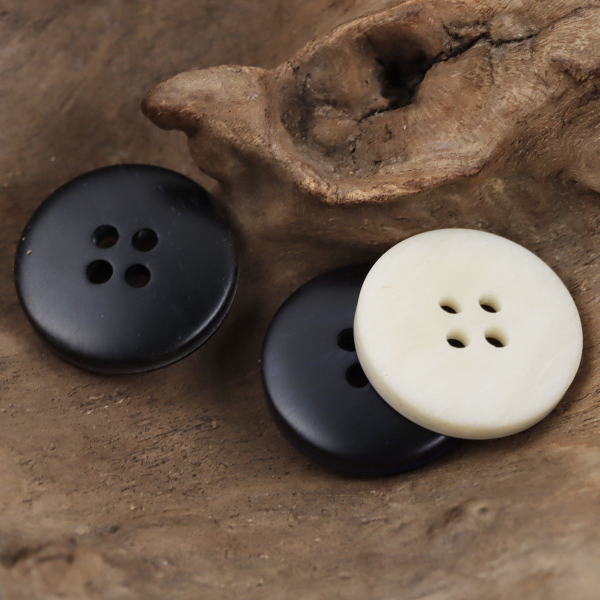 Gradient Blue Resin Buttons for Commuter Suit Workwear 30pcs