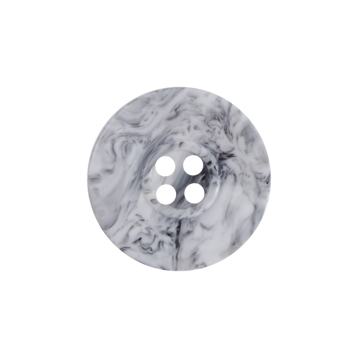 15mm - 30mm Splashed Ink Oriental Aesthetics Four-Hole Resin Buttons 20pcs - Lots of Buttons