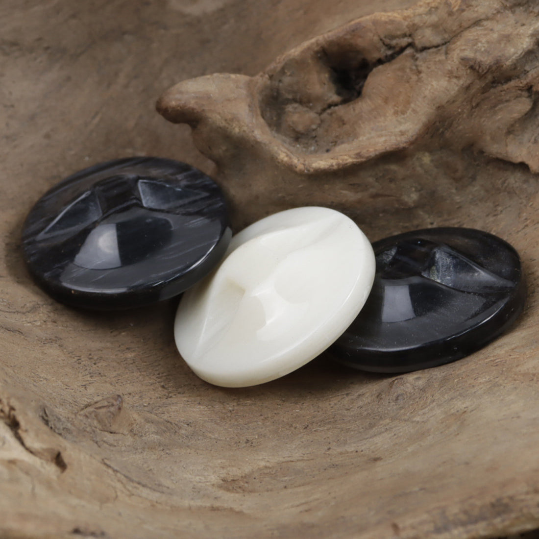 Ceramic Marble Pattern Shank Resin Buttons for Autumn Coats 10pcs - Lots of Buttons