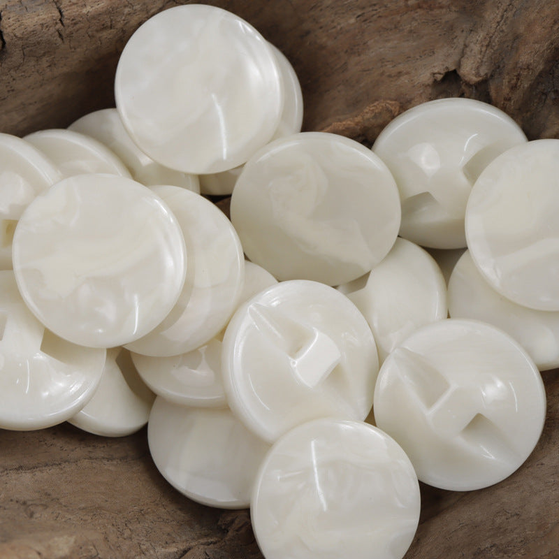 Ceramic Marble Pattern Shank Resin Buttons for Autumn Coats 10pcs - Lots of Buttons