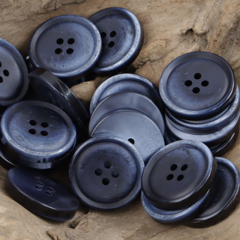 Vintage Gradient Double-Sided Resin Coat Buttons,20pcs - Lots of Buttons