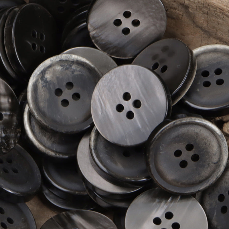 Vintage Gradient Double-Sided Resin Coat Buttons,20pcs - Lots of Buttons