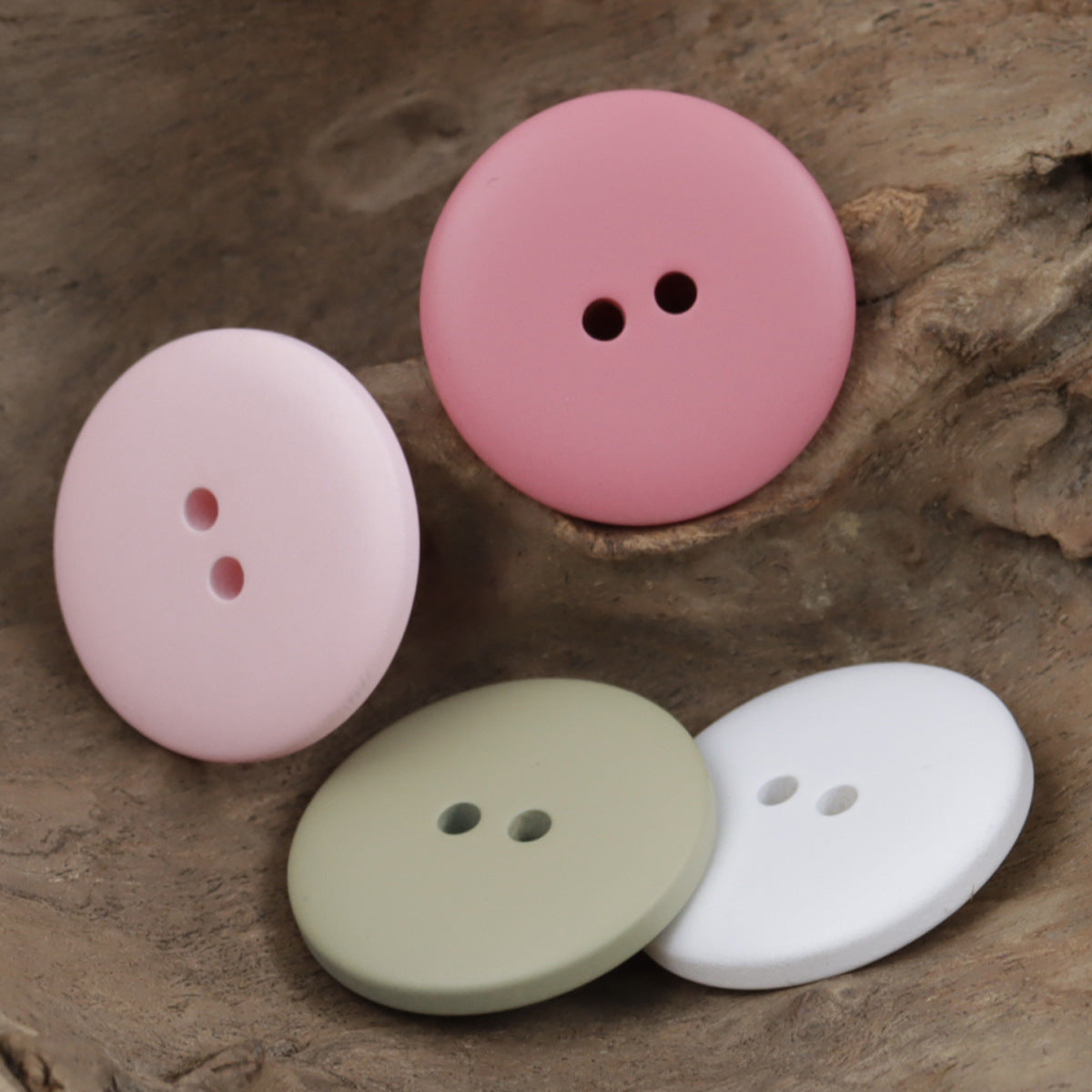 30mm Matte Fish-Eye Resin Buttons for Leather Jackets,Coats 20pcs - Lots of Buttons
