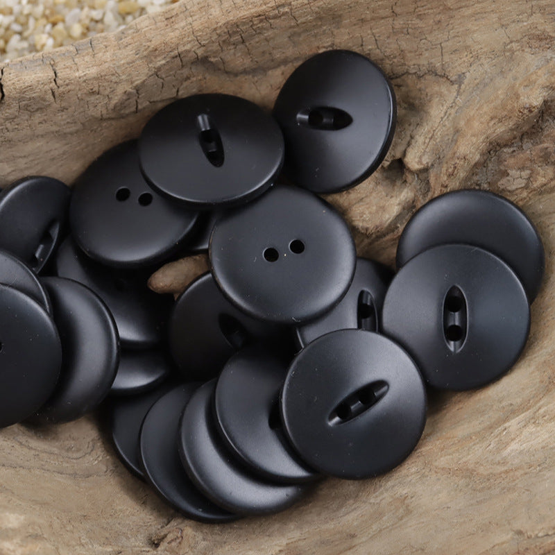 30mm Matte Fish-Eye Resin Buttons for Leather Jackets,Coats 20pcs - Lots of Buttons