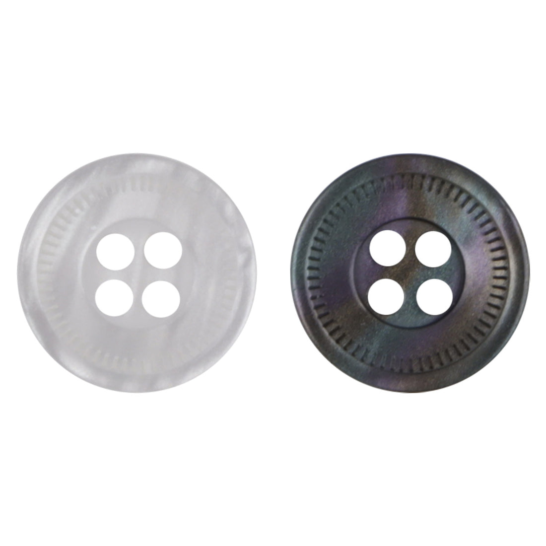 Gear 11.5mm Round 4-Hole Resin Decorative Buttons 50pcs - Lots of Buttons