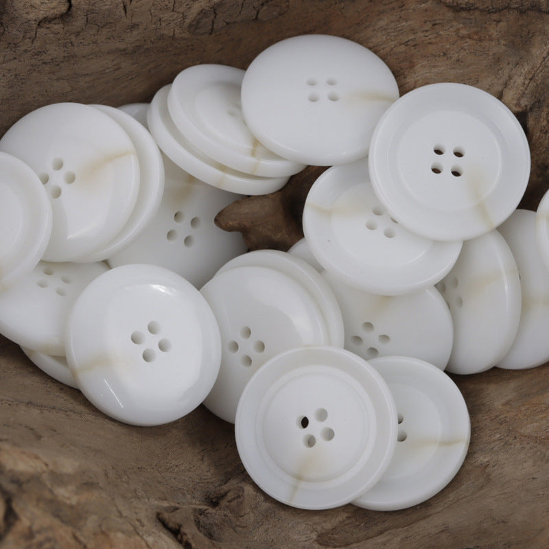 Dark Green Resin Buttons for Khaki Casual Pants -30pcs - Lots of Buttons