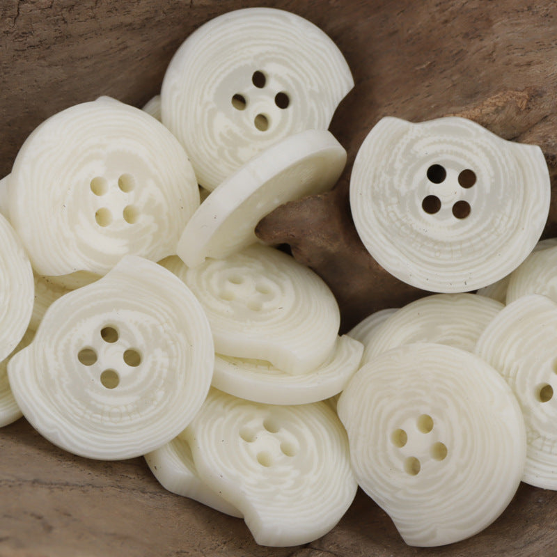 Resin Buttons with Missing Corners and Letters Faith & Hope 30pcs - Lots of Buttons