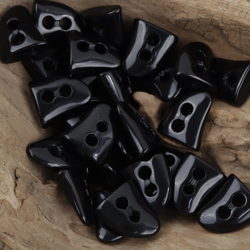Irregular Triangle 2-Hole Resin Toggle Buttons for Bag,Shoe 30pcs - Lots of Buttons