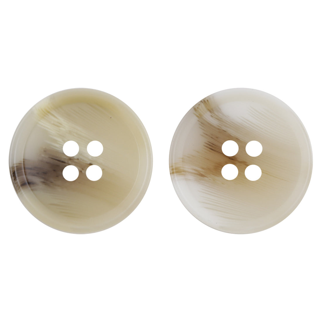 Round 4 Hole Light Khaki Resin Buttons,30pcs - Lots of Buttons