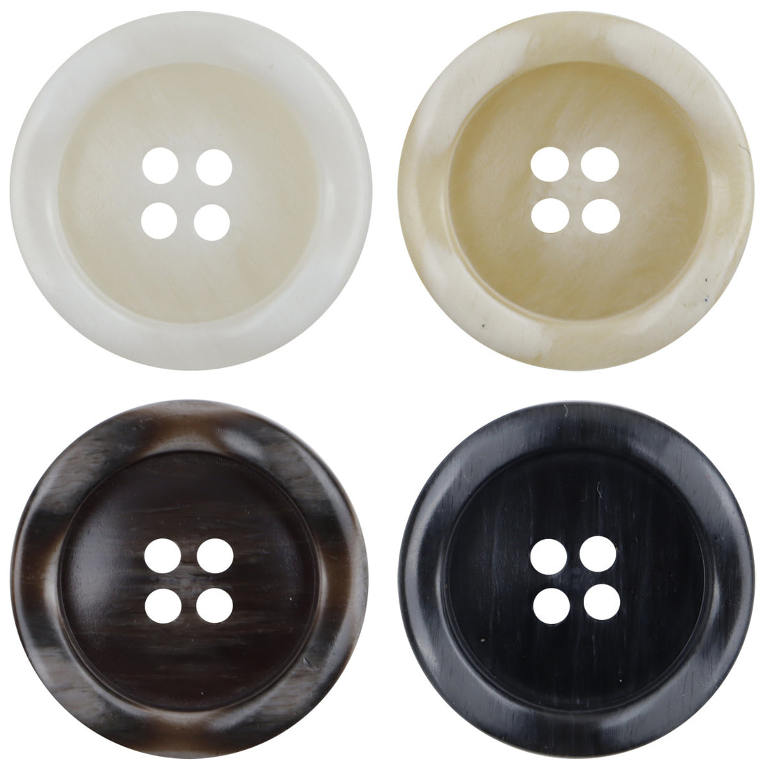 Irregular Lace Wood Grain Resin Buttons for Windbreakers Coats 30pcs - Lots of Buttons