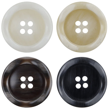 Irregular Lace Wood Grain Resin Buttons for Windbreakers Coats 30pcs - Lots of Buttons
