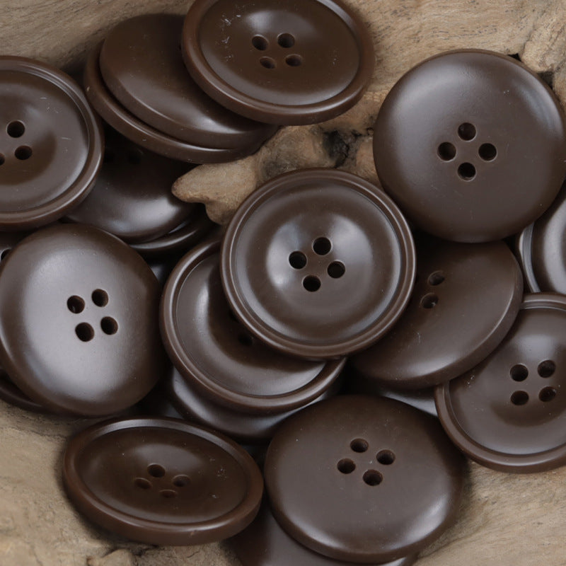 Bulk Resin Sewing Buttons for White Shirts and Dresses 40 Pack - Lots of Buttons