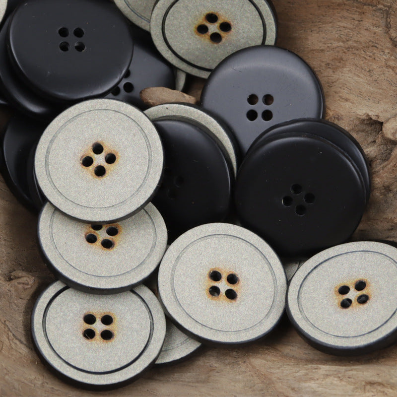 Frosted Granular Resin Buttons for Casual Workwear Pants 30pcs - Lots of Buttons