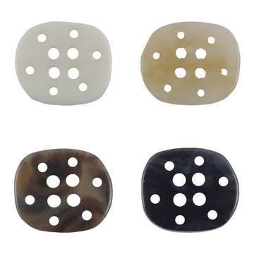 12.5mm Multi-Hole Resin Buttons for Beach Shirts,Dresses 50pcs - Lots of Buttons