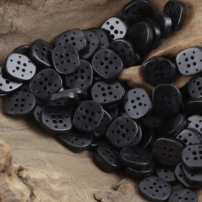 12.5mm Multi-Hole Resin Buttons for Beach Shirts,Dresses 50pcs - Lots of Buttons