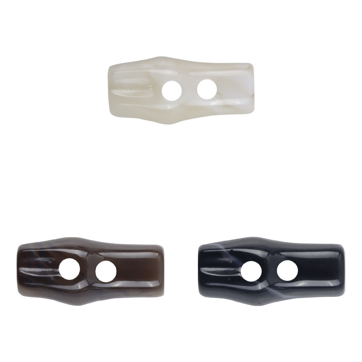 Bamboo Knot Imitating,Two Hole Resin Buttons,10pcs 