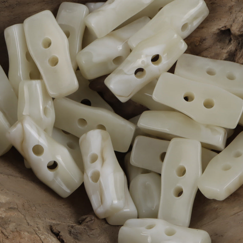 Bamboo Knot Imitating,Two Hole Resin Buttons,10pcs 