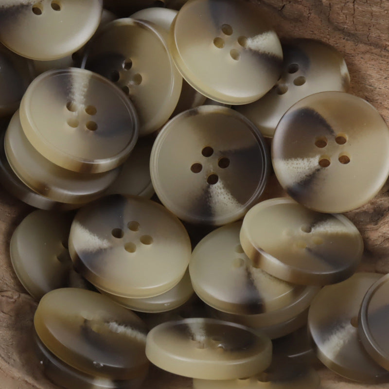Round 4-Hole Resin Buttons for Spring and Summer Casual Pants 30pcs - Lots of Buttons