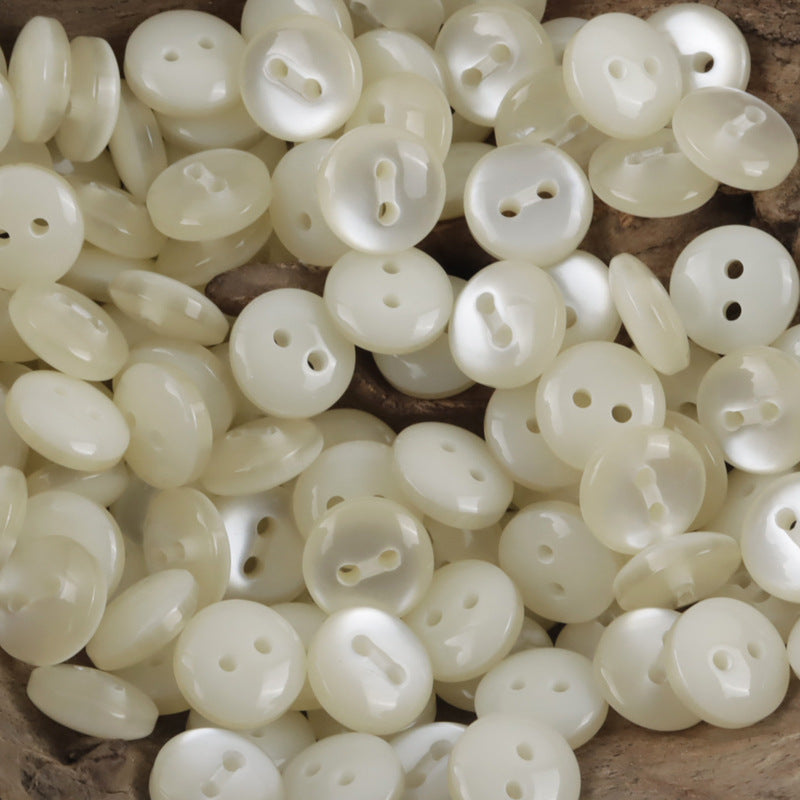 11.5mm Multicolor Resin Buttons for Kids' Fashion Crafts,50pcs - Lots of Buttons