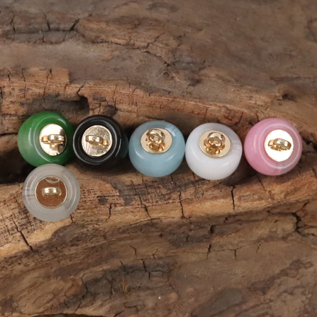 10mm Imitation Jade Resin Buttons for Chinese Qipao Hanfu Shirts - 10pcs - Lots of Buttons
