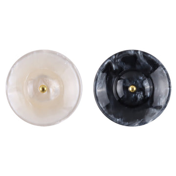 Premium Round Resin Buttons with Metal Shanks for Curtain Making 20pcs - Lots of Buttons