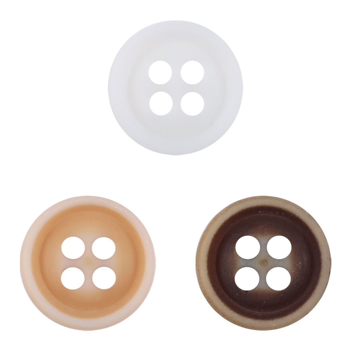 11.5mm Gradient Orange Resin Buttons for Children's Shirts 60 Pack - Lots of Buttons