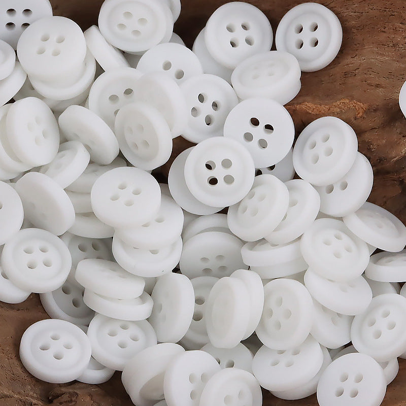 11.5mm Gradient Orange Resin Buttons for Children's Shirts 60 Pack - Lots of Buttons