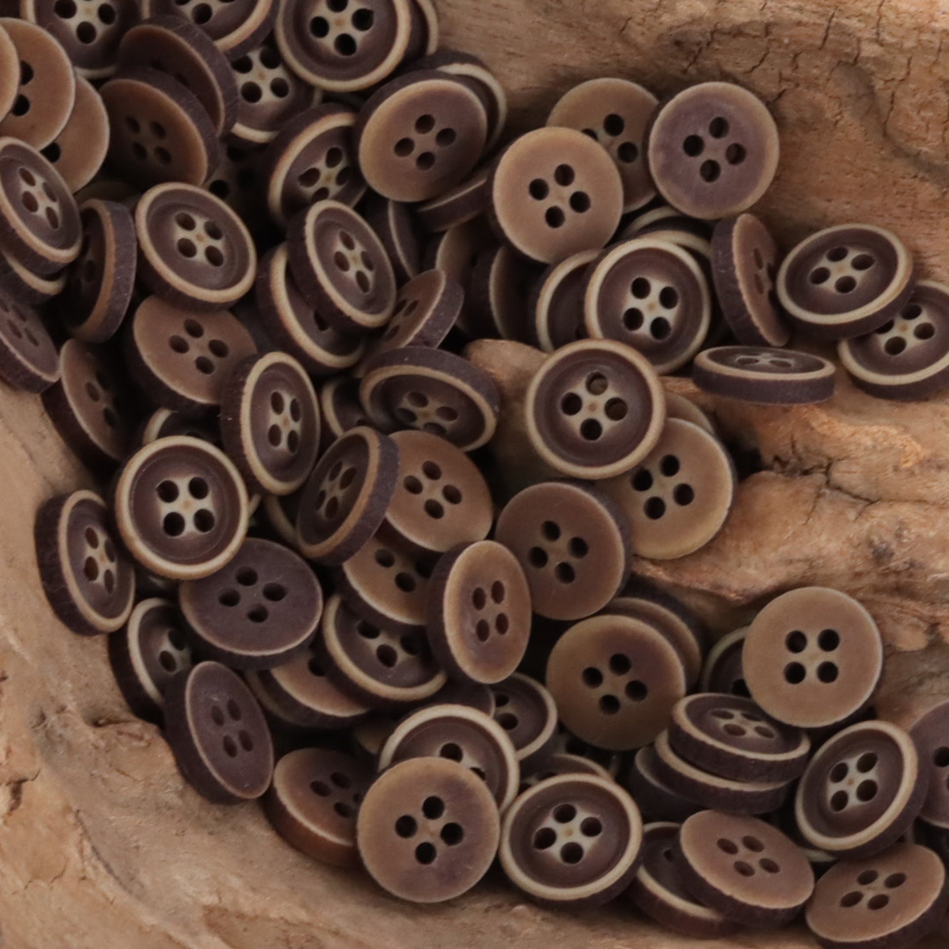 11.5mm Gradient Orange Resin Buttons for Children's Shirts 60 Pack - Lots of Buttons