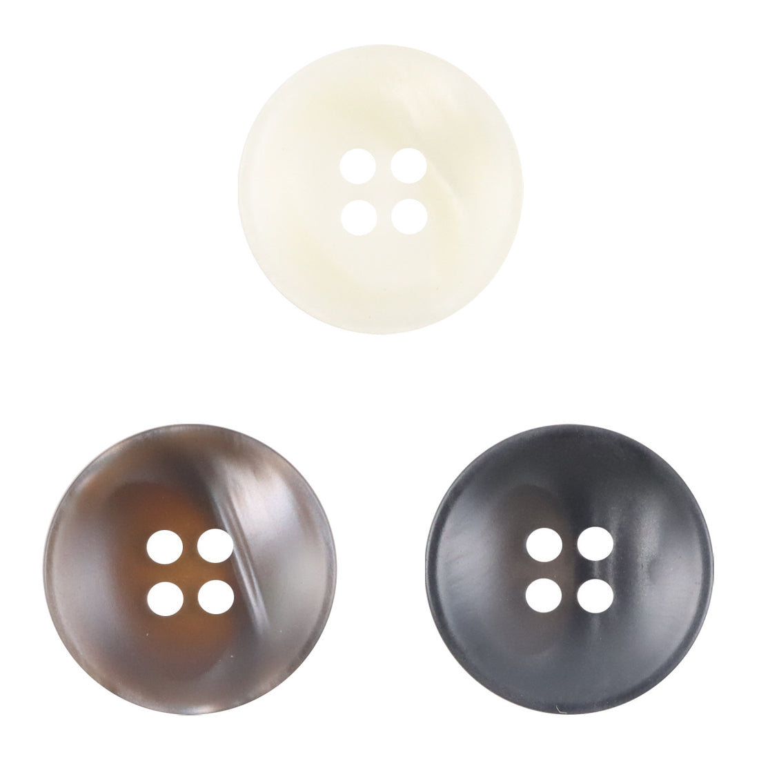 Gradient Hazy Round 4 Hole Resin Buttons 30pcs - Lots of Buttons