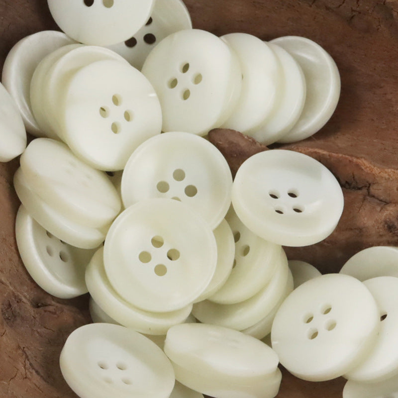 Gradient Hazy Round 4 Hole Resin Buttons 30pcs - Lots of Buttons