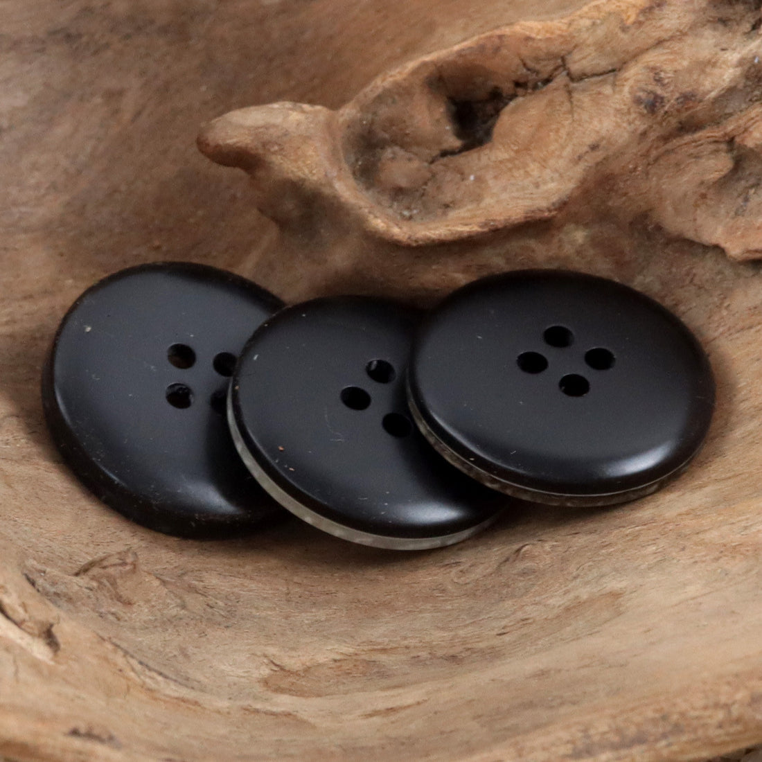 Leopard Print Wide Border 4-Hole Resin Buttons 20pcs - Lots of Buttons